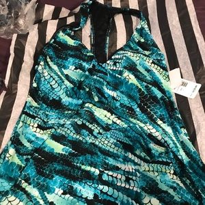 Magicsuit Blue and Black Bikini